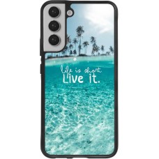 Coque Samsung Galaxy S22+ - Silicone rigide noir Summer 18 24