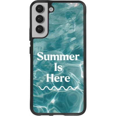 Coque Samsung Galaxy S22+ - Silicone rigide noir Summer 2025 Summer is here