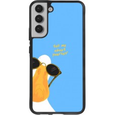 Coque Samsung Galaxy S22+ - Silicone rigide noir Tell me about yourself Summer 2026