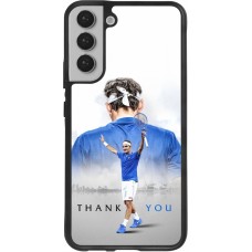 Coque Samsung Galaxy S22+ - Silicone rigide noir Thank you Roger