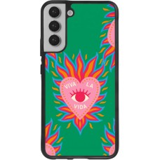 Coque Samsung Galaxy S22+ - Silicone rigide noir Viva la vida 2026