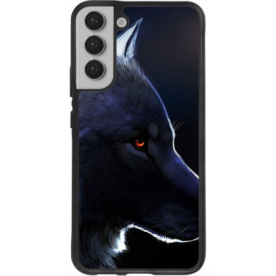 Hülle Samsung Galaxy S22+ - Silikon schwarz Wolf Shape