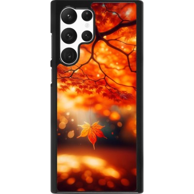 Samsung Galaxy S22 Ultra Case Hülle - Herbst Magisch Orange