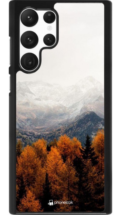 Hülle Samsung Galaxy S22 Ultra - Autumn 21 Forest Mountain