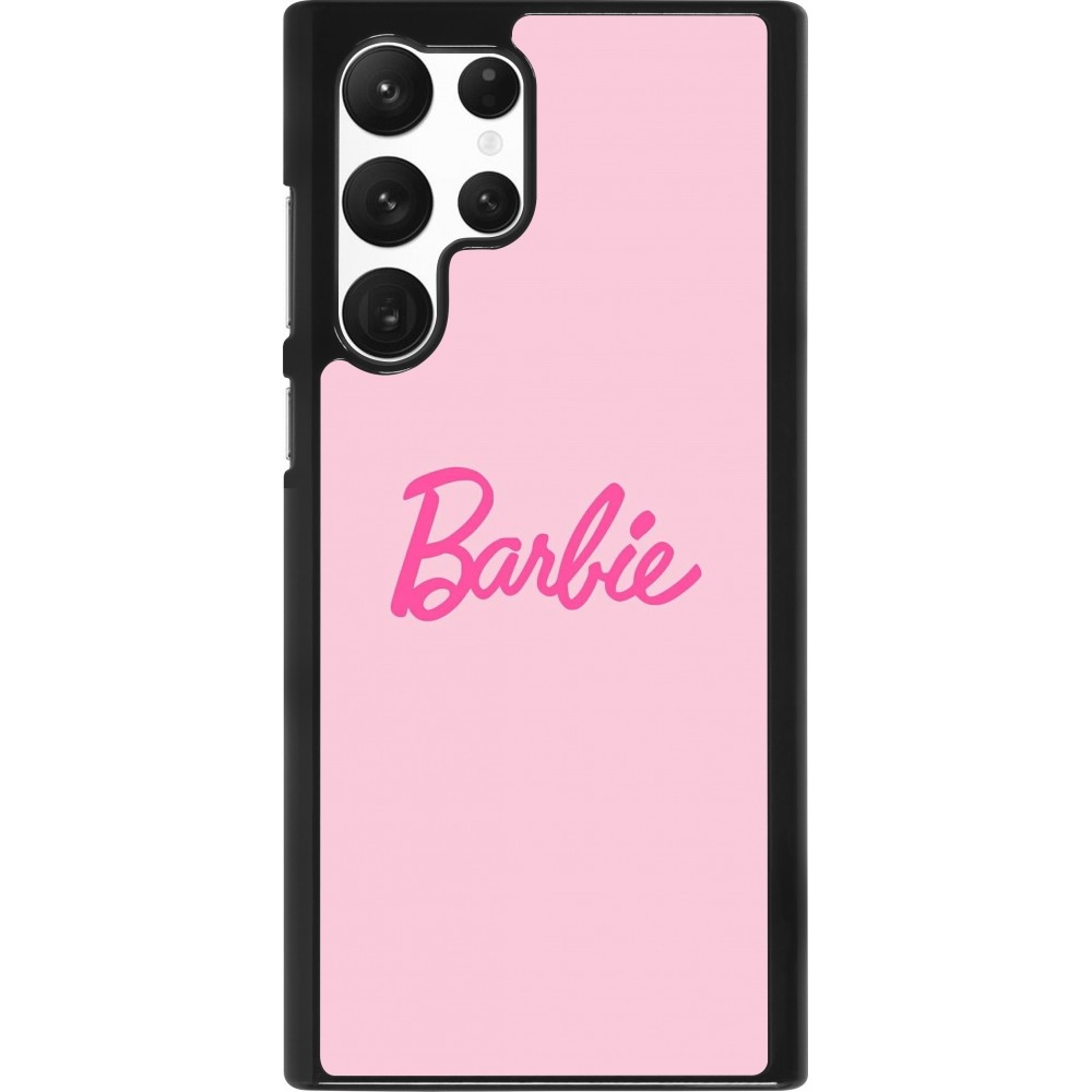 Samsung Galaxy S22 Ultra Case Hülle - Barbie Text