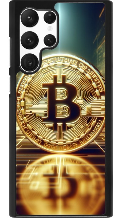 Samsung Galaxy S22 Ultra Case Hülle - Bitcoin Stehen