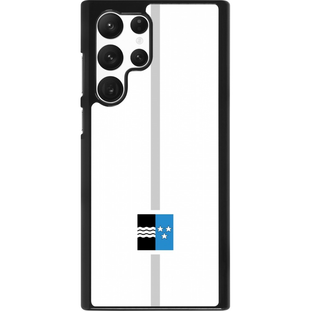 Samsung Galaxy S22 Ultra Case Hülle - Kanton AG weiss