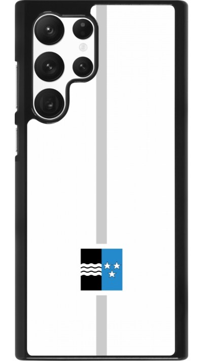 Samsung Galaxy S22 Ultra Case Hülle - Kanton AG weiss