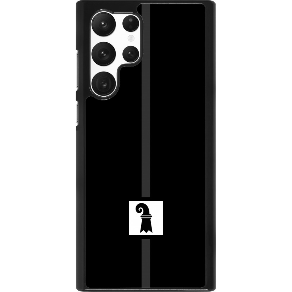 Samsung Galaxy S22 Ultra Case Hülle - Kanton BS schwarz