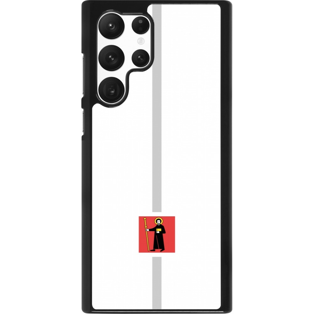 Samsung Galaxy S22 Ultra Case Hülle - Kanton GL weiss
