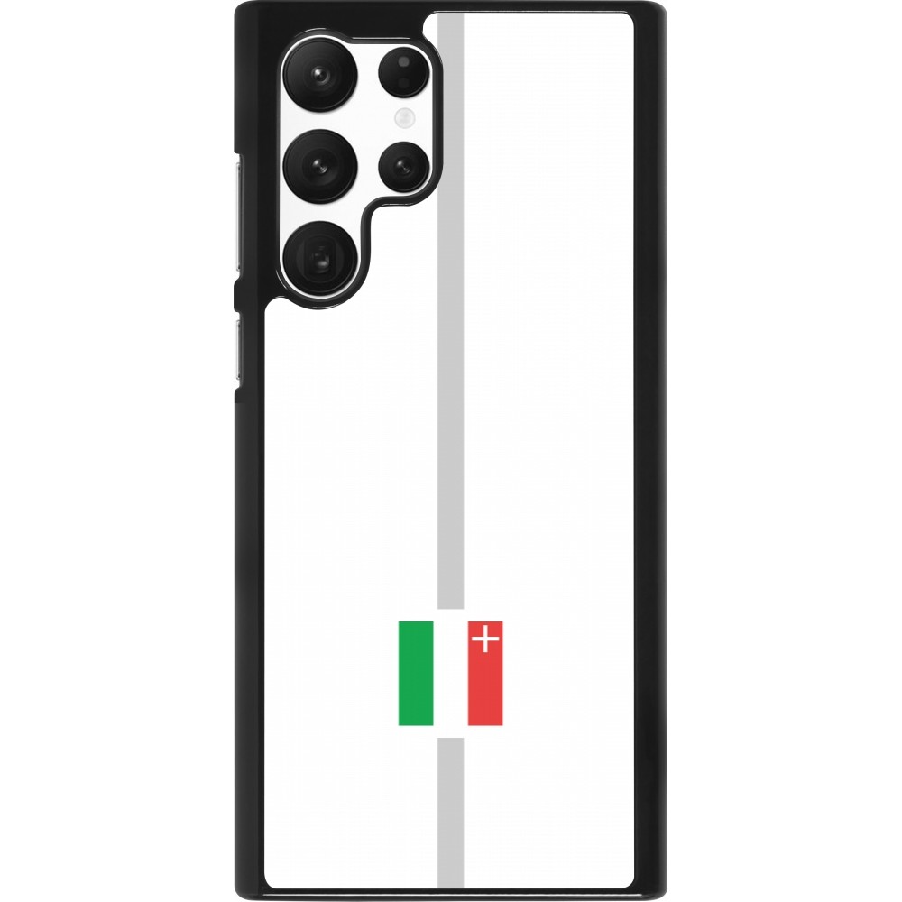 Samsung Galaxy S22 Ultra Case Hülle - Kanton NE weiss