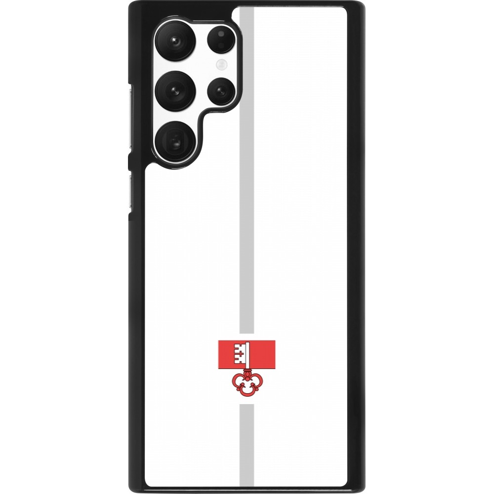 Samsung Galaxy S22 Ultra Case Hülle - Kanton OW weiss