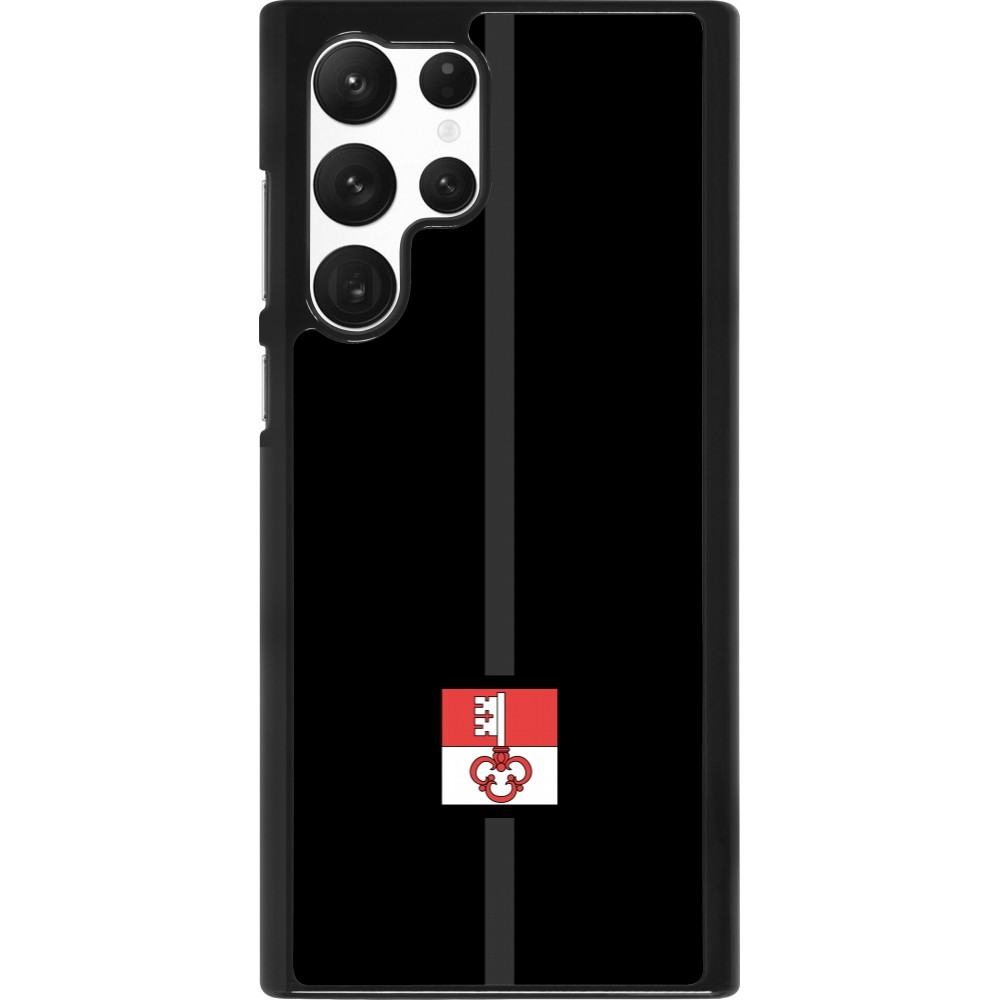 Samsung Galaxy S22 Ultra Case Hülle - Kanton OW schwarz