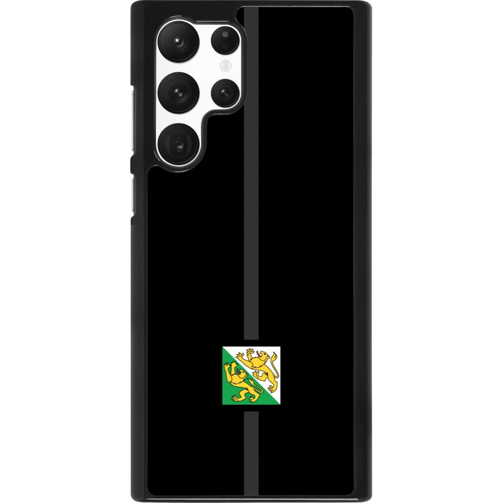Samsung Galaxy S22 Ultra Case Hülle - Kanton TG schwarz