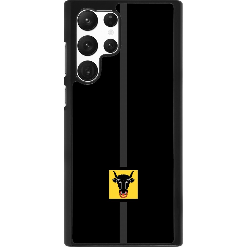 Samsung Galaxy S22 Ultra Case Hülle - Kanton UR schwarz