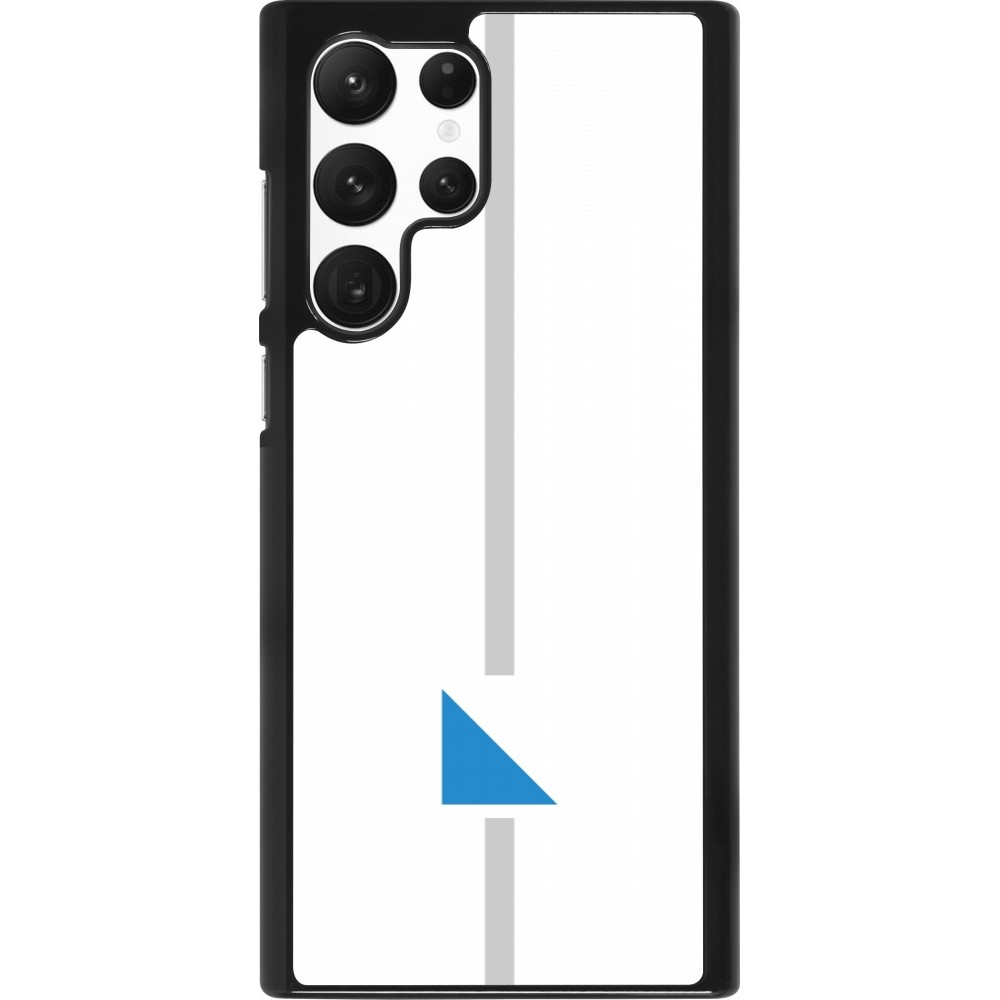 Samsung Galaxy S22 Ultra Case Hülle - Kanton ZH weiss