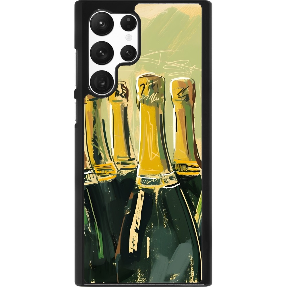 Coque Samsung Galaxy S22 Ultra - Champagne peinture