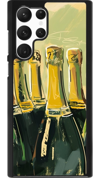 Samsung Galaxy S22 Ultra Case Hülle - Champagne Malerei