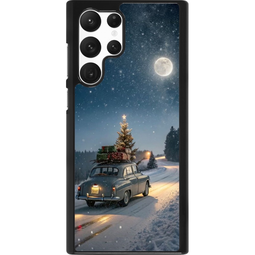 Coque Samsung Galaxy S22 Ultra - Christmas 25 Car with Tree Xmas