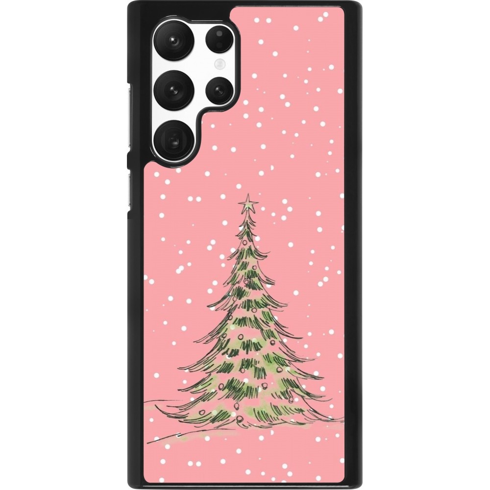 Coque Samsung Galaxy S22 Ultra - Christmas 25 Pink Tree