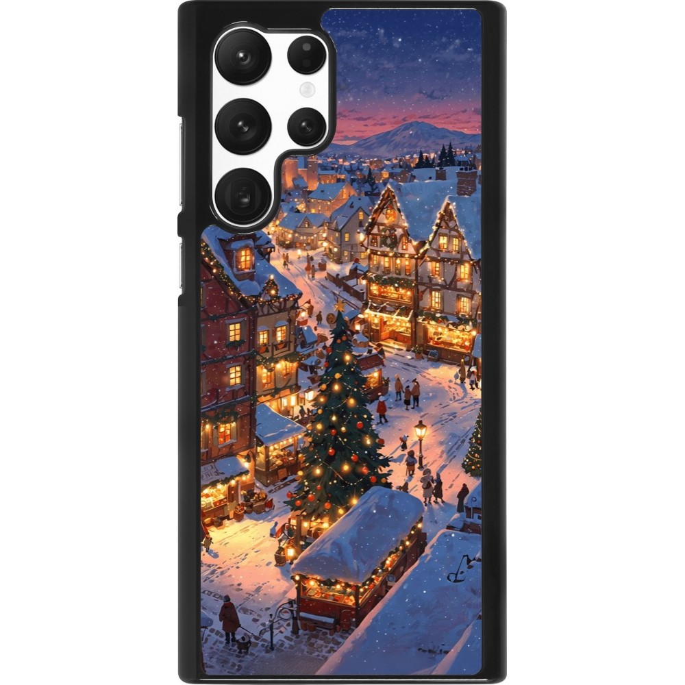 Coque Samsung Galaxy S22 Ultra - Christmas 25 Xmas Village