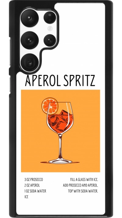 Samsung Galaxy S22 Ultra Case Hülle - Cocktail Rezept Aperol Spritz