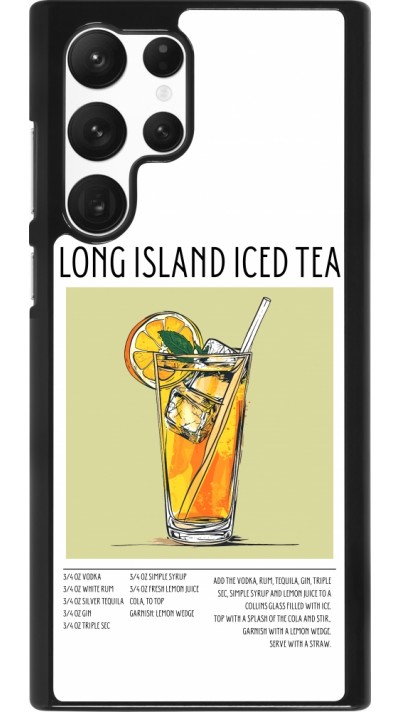 Samsung Galaxy S22 Ultra Case Hülle - Cocktail Rezept Long Island Ice Tea