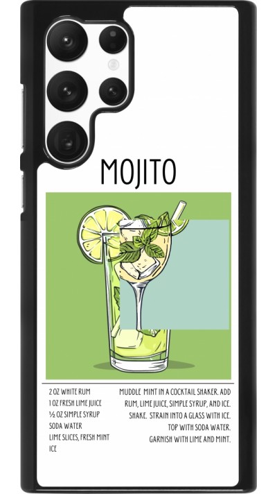 Samsung Galaxy S22 Ultra Case Hülle - Cocktail Rezept Mojito