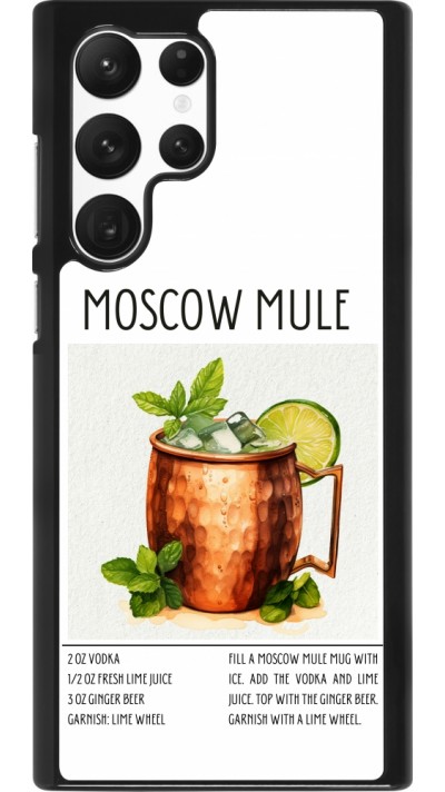 Samsung Galaxy S22 Ultra Case Hülle - Cocktail Rezept Moscow Mule