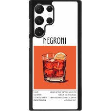Samsung Galaxy S22 Ultra Case Hülle - Cocktail Rezept Negroni