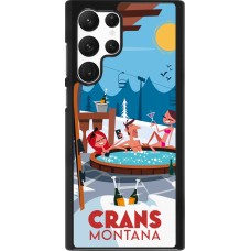 Samsung Galaxy S22 Ultra Case Hülle - Crans-Montana Mountain Jacuzzi