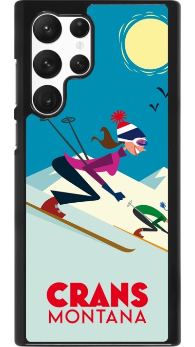 Samsung Galaxy S22 Ultra Case Hülle - Crans-Montana Ski Downhill