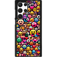 Samsung Galaxy S22 Ultra Case Hülle - Emoji Mix Farbe