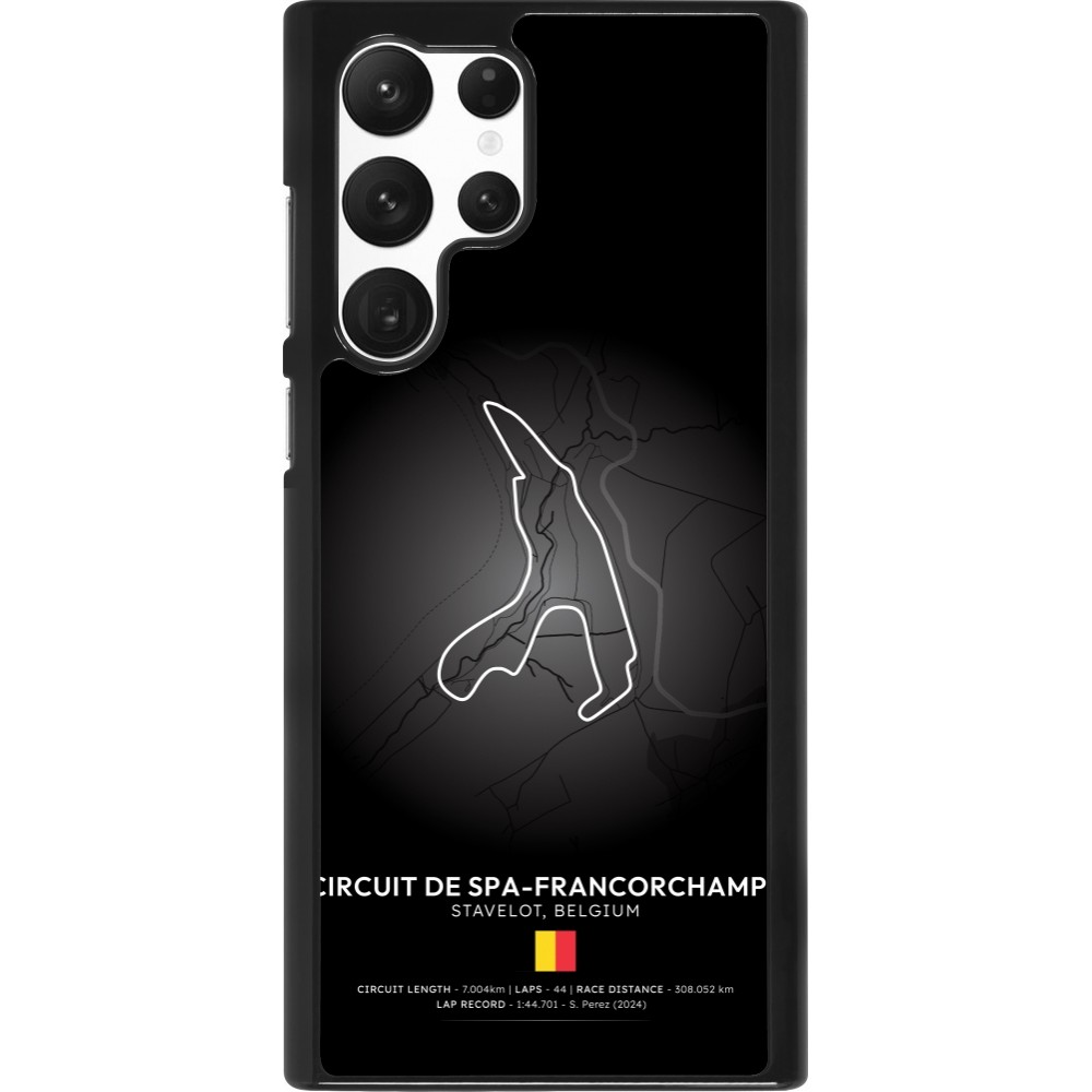 Samsung Galaxy S22 Ultra Case Hülle - F1 Track 2025 Belgium