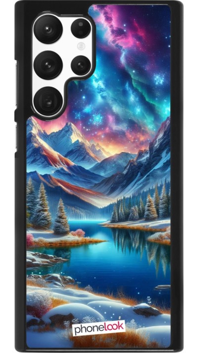 Coque Samsung Galaxy S22 Ultra - Fantasy Mountain Lake Sky Stars