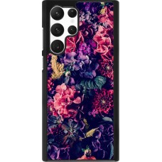 Coque Samsung Galaxy S22 Ultra - Flowers Dark