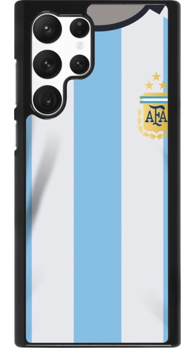 Coque Samsung Galaxy S22 Ultra - Maillot de football Argentine 2022 personnalisable