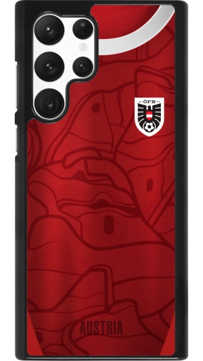Samsung Galaxy S22 Ultra Case Hülle - Austria personalisierbares Fussballtrikot