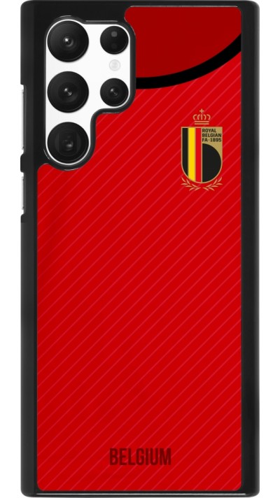 Coque Samsung Galaxy S22 Ultra - Maillot de football Belgique 2022 personnalisable