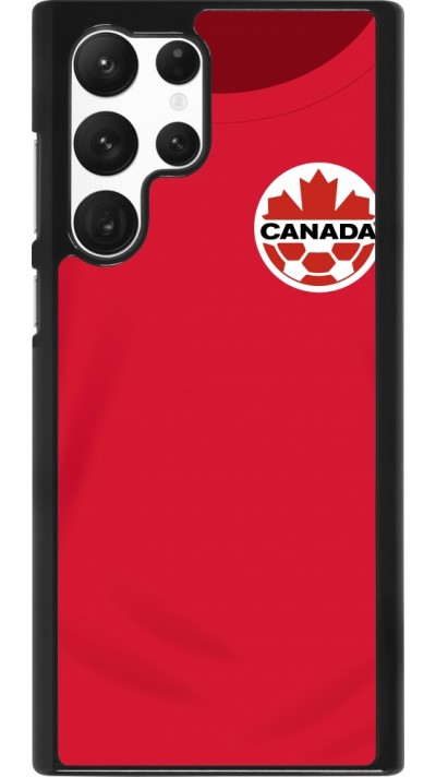 Coque Samsung Galaxy S22 Ultra - Maillot de football Canada 2022 personnalisable