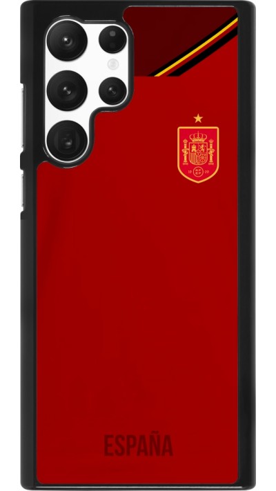 Coque Samsung Galaxy S22 Ultra - Maillot de football Espagne 2022 personnalisable