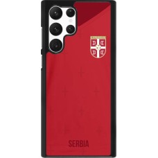 Samsung Galaxy S22 Ultra Case Hülle - Serbien 2022 personalisierbares Fussballtrikot