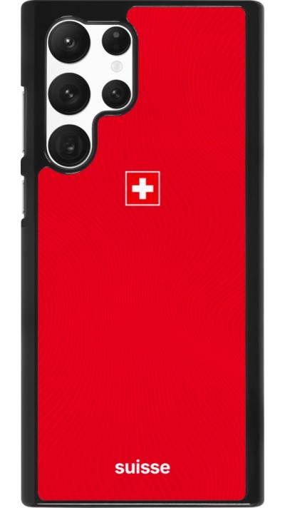 Coque Samsung Galaxy S22 Ultra - Maillot de football Suisse 2026 personnalisable