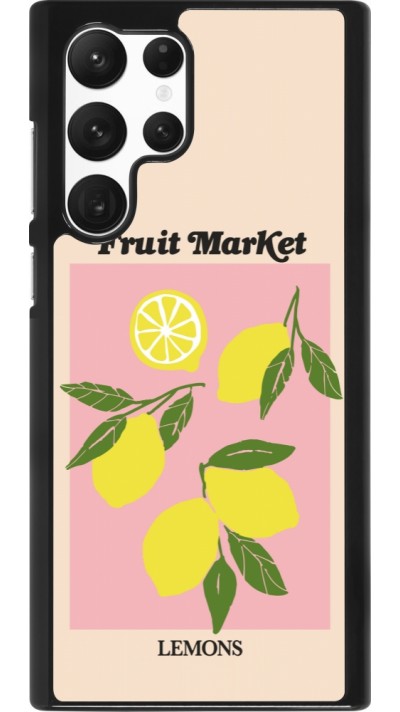 Coque Samsung Galaxy S22 Ultra - Fruit market lemons 2026