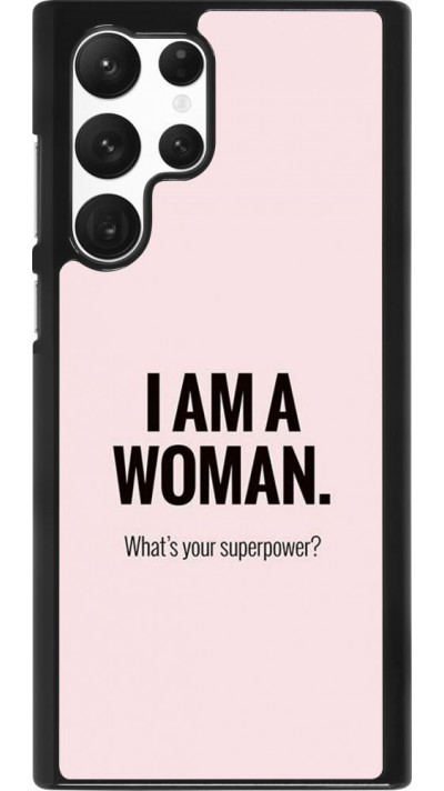 Hülle Samsung Galaxy S22 Ultra - I am a woman