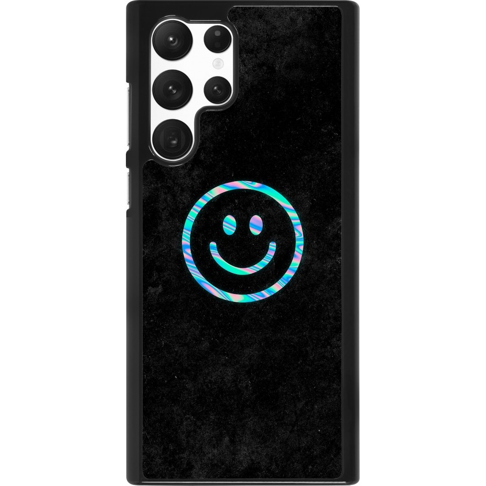 Coque Samsung Galaxy S22 Ultra - Happy smiley irisé