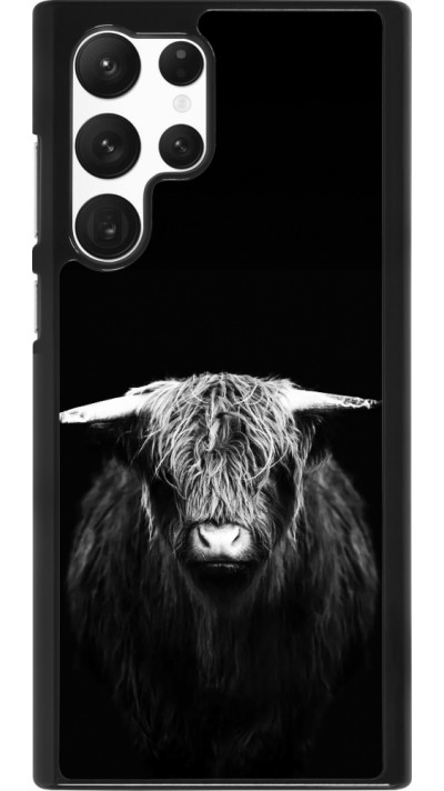 Coque Samsung Galaxy S22 Ultra - Highland calf black