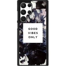 Coque Samsung Galaxy S22 Ultra - Marble Good Vibes Only