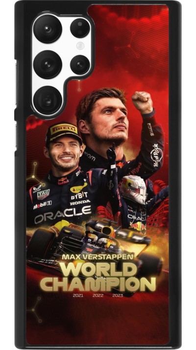 Samsung Galaxy S22 Ultra Case Hülle - Max Verstappen Champion 2023