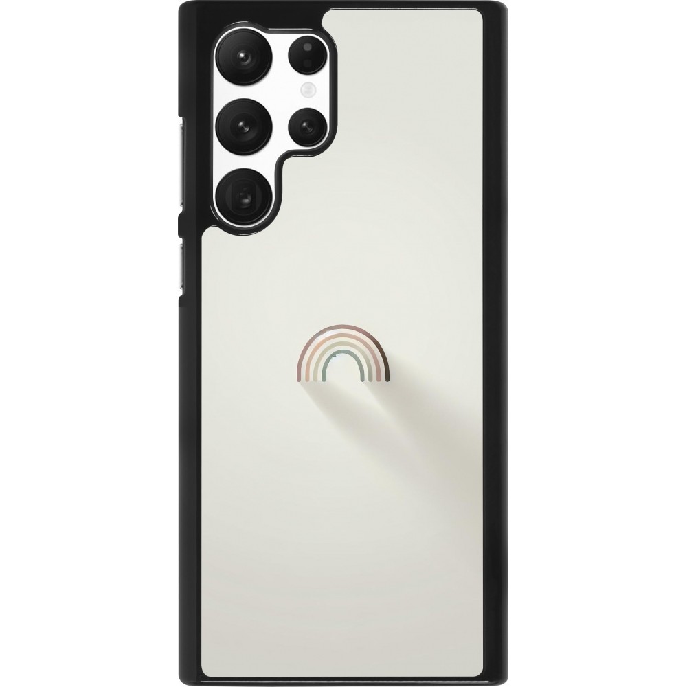 Samsung Galaxy S22 Ultra Case Hülle - Mini Regenbogen Minimal